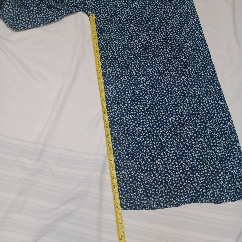 DAKOTOO women 2XL Blue Floral Women's Jumpsuit - Picture 15 of 16